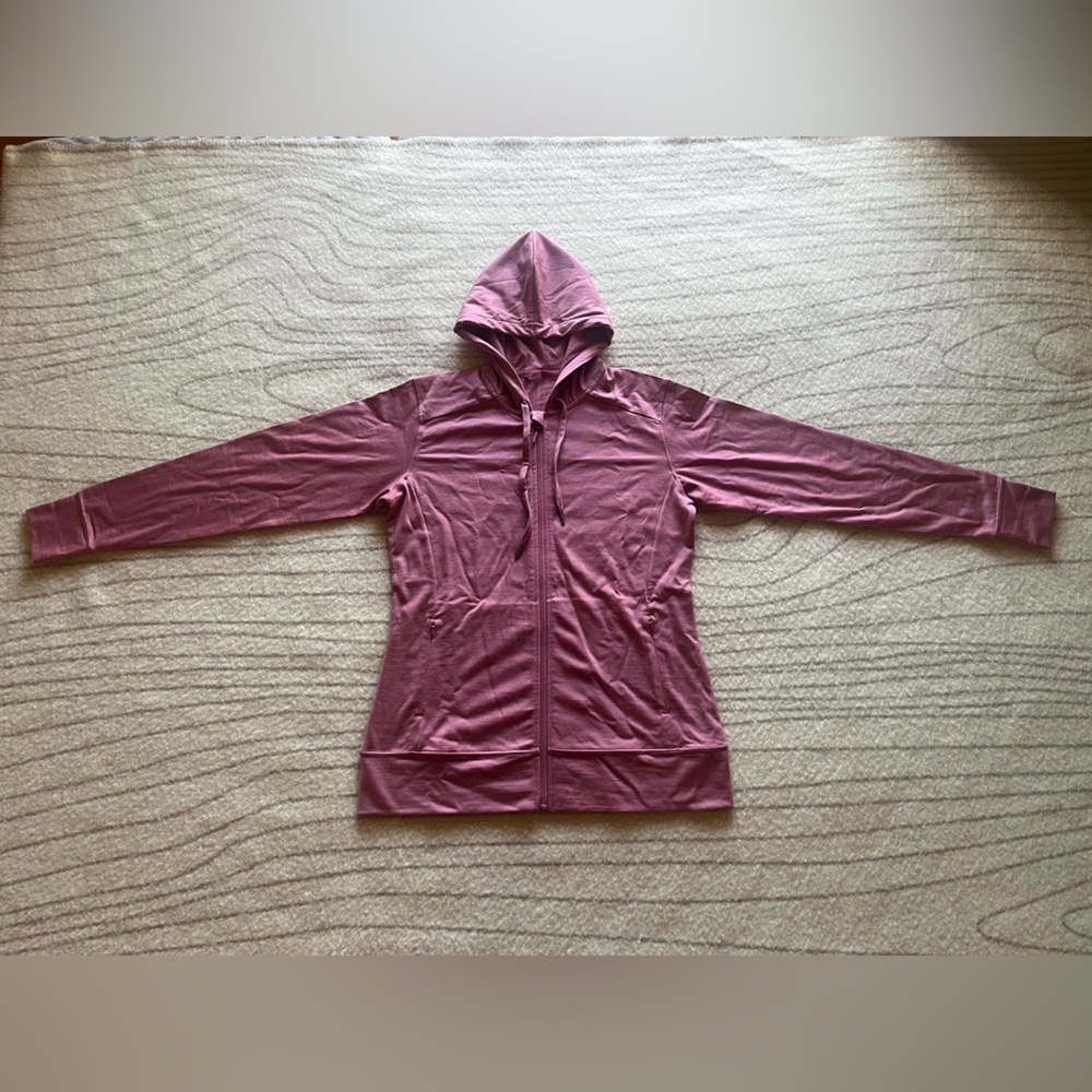 New Rose Merino Ryann Zip-up Hoodie